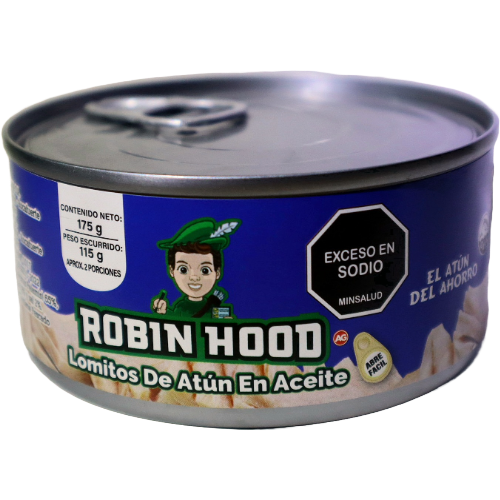 Atún Lomitos Robin Hood en aceite 175 g